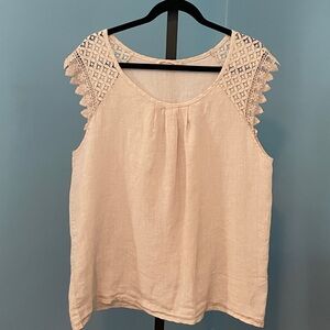 Chic Crochet Trim Women's Blouse